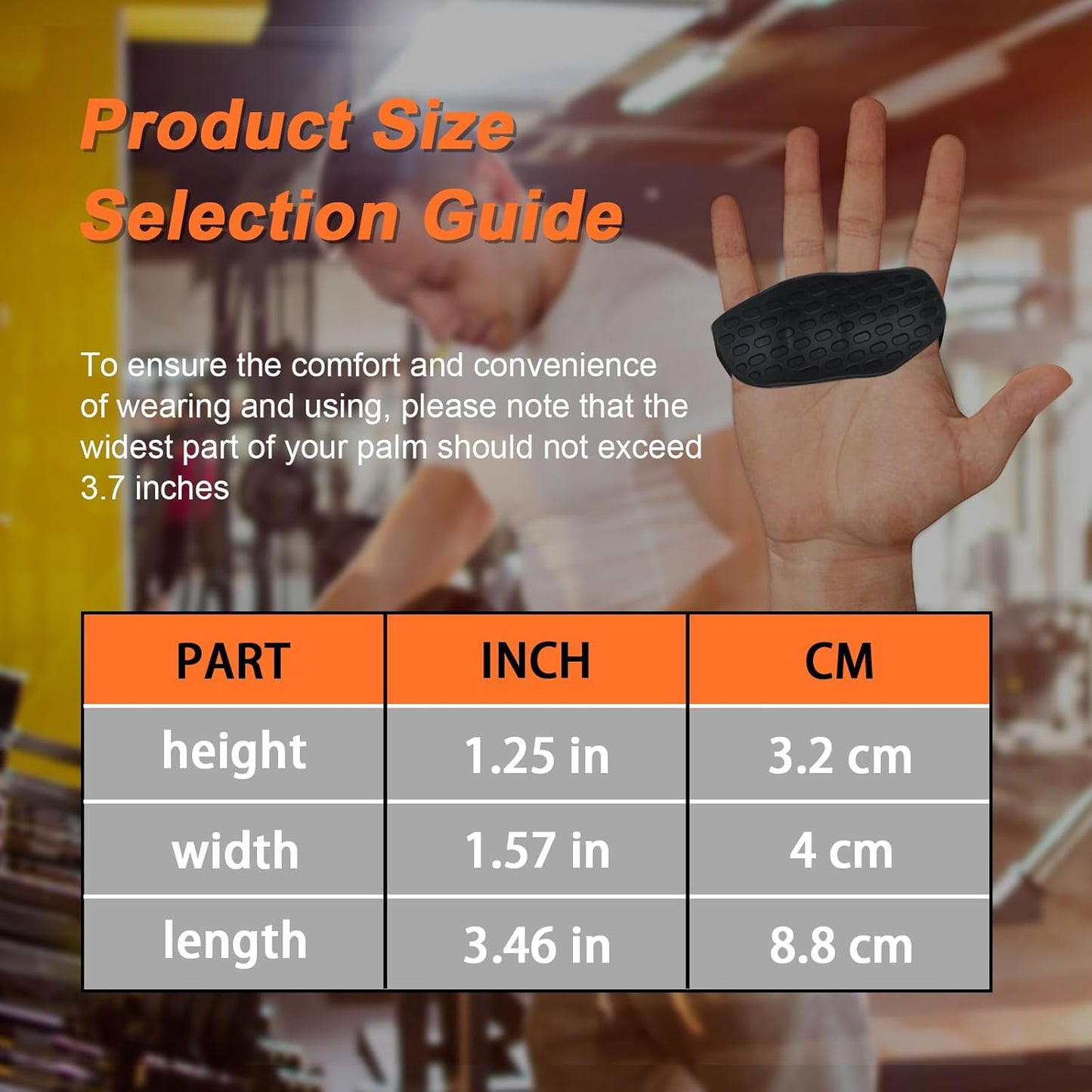 Rypt Grip for Weight Lifting Deadlift Rows-Rubber Anti-Slip Ergonomic Lifting Gloves for Men and Women Training Palm Protectors for Gym Intensive Training and Exercise ﻿ (Black)