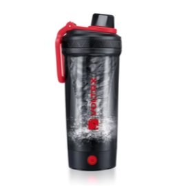 Electric USB C Rechargeable Shaker (24oz, Red)
